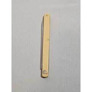 SCHRADE Knife Made in USA - Extra Long 4.5 in Blade Cream Handle Stainless Steel